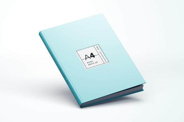 简约笔记本记事本本子样机mockup