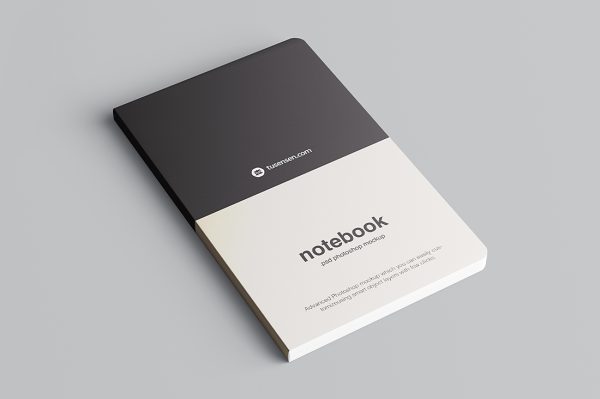 高级笔记本记事本本子样机mockup7组