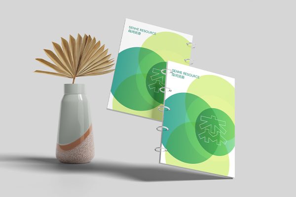 带场景的螺旋线圈笔记本记事本本子样机mockup4组