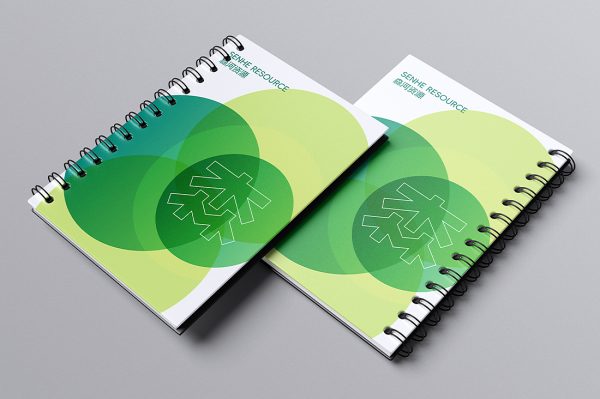 螺旋线圈笔记本记事本本子样机mockup5组