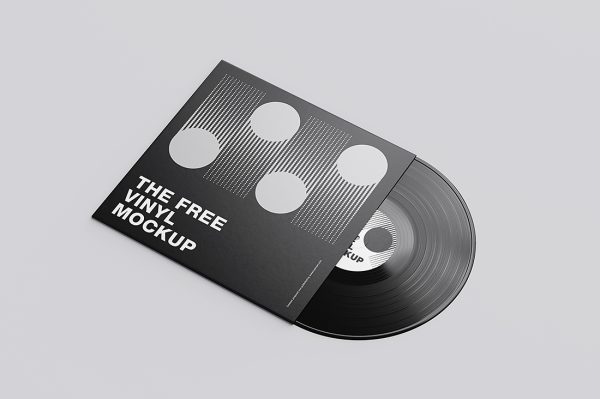 经典黑胶唱片样机mockup5组