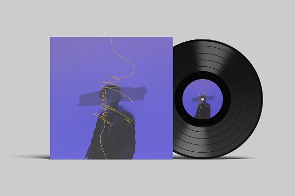 高质感黑胶唱片样机mockup4组