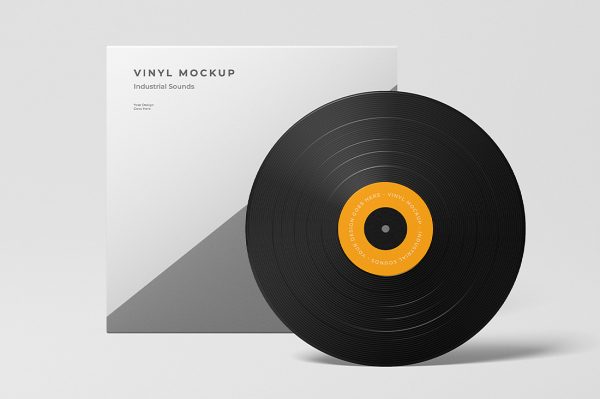 黑胶唱片样机mockup