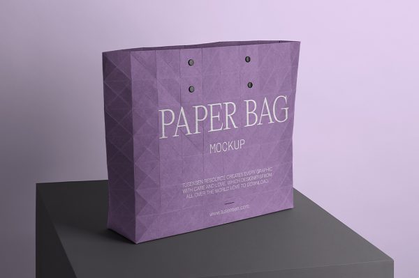 精致的购物袋手提袋样机mockup