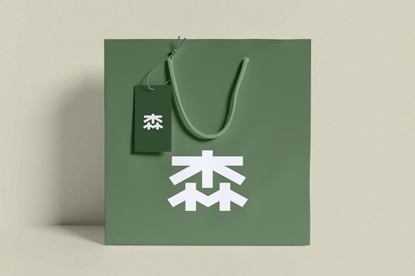 购物袋手提袋纸袋样机mockup4组