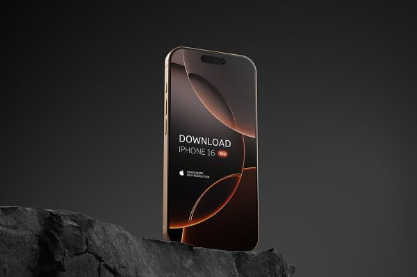 带场景的iPhone 16 pro 苹果手机样机mockup