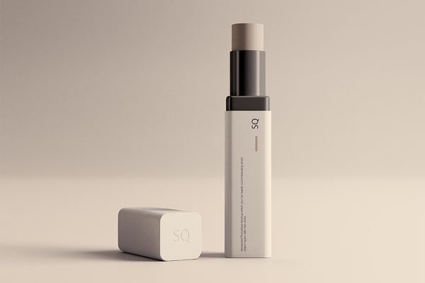 高质感唇膏润唇膏样机mockup