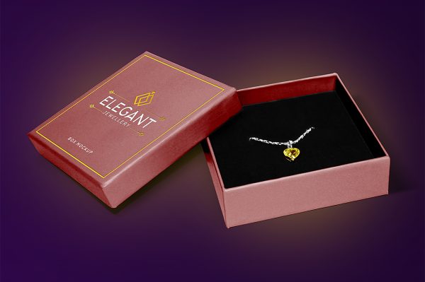 珠宝盒首饰盒包装盒样机mockup