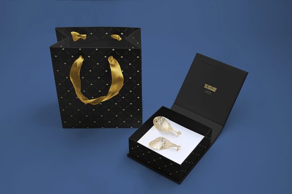 带礼品袋的奢华珠宝盒首饰盒包装盒样机mockup15组