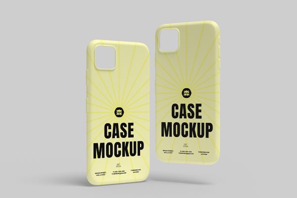 iPhone苹果手机壳设计样机mockup3组