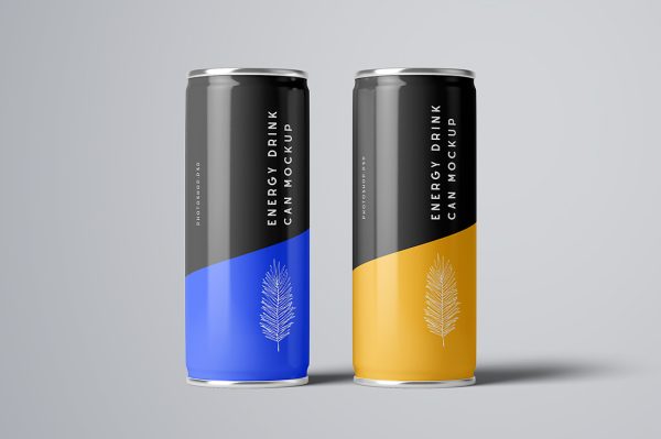 易拉罐饮料罐啤酒罐苏打水罐包装样机mockup7组