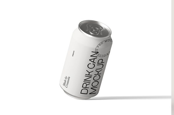 易拉罐饮料罐啤酒罐苏打水罐包装样机mockup