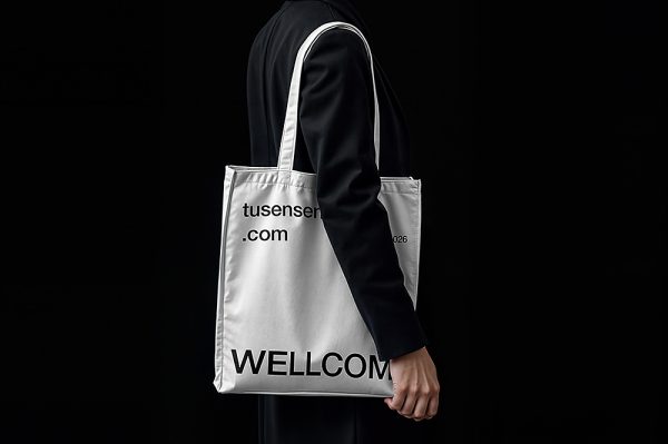 设计感质感超好的大袋子样机6组Mockup