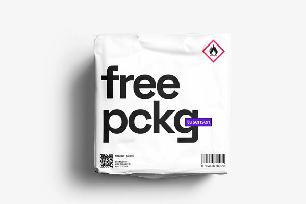 快递袋包装样机mockup