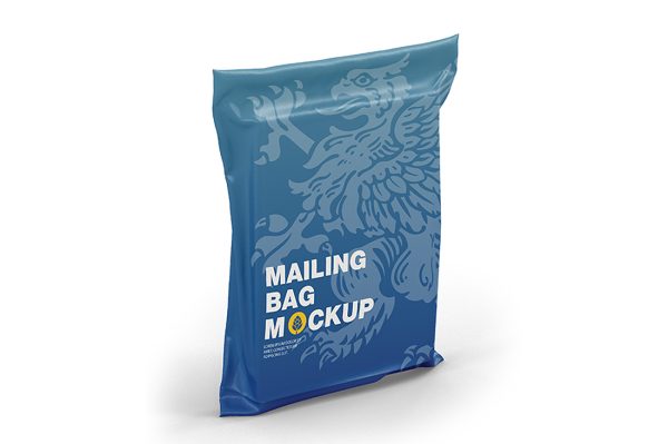 塑料快递袋包装样机mockup