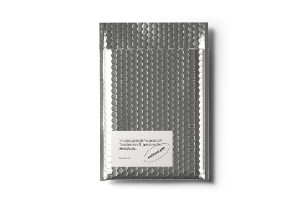 气泡膜快递袋包装样机mockup