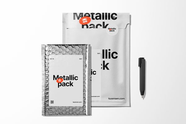 快递袋包装样机mockup