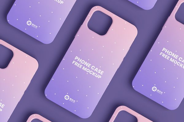 iPhone苹果手机壳设计样机mockup3组