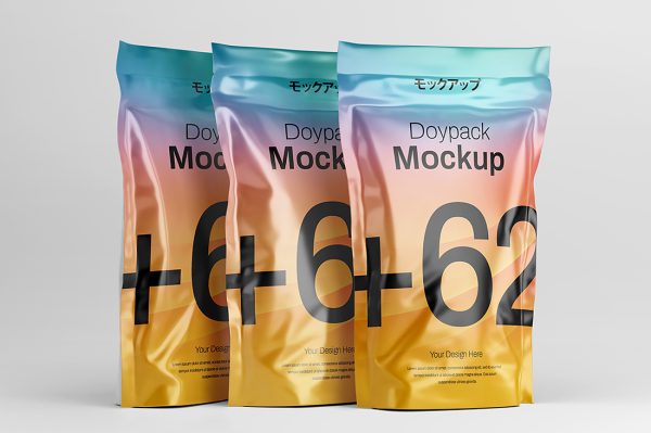 宠物零食包装自立袋样机4组