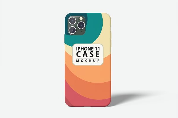 iPhone 11 苹果手机壳设计样机mockup3组