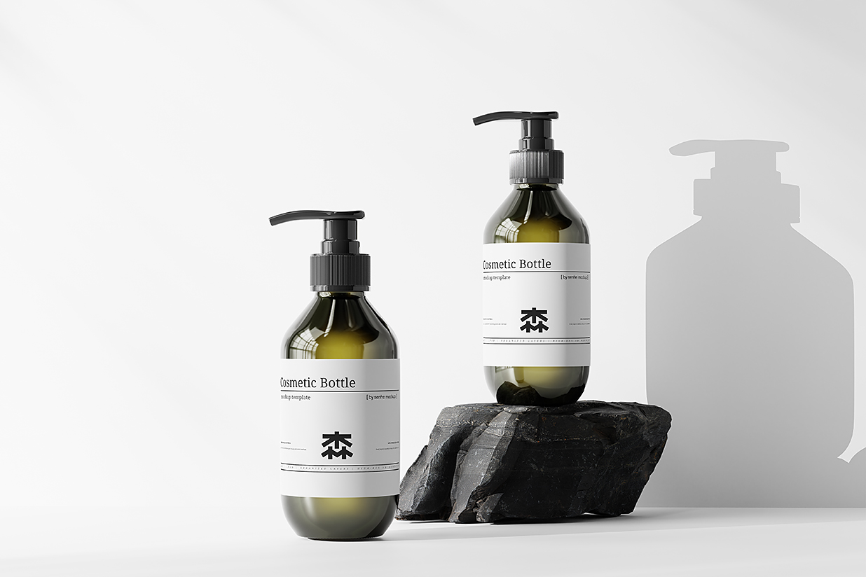 洗发水沐浴露洗手液按压瓶泵瓶样机mockup8组插图