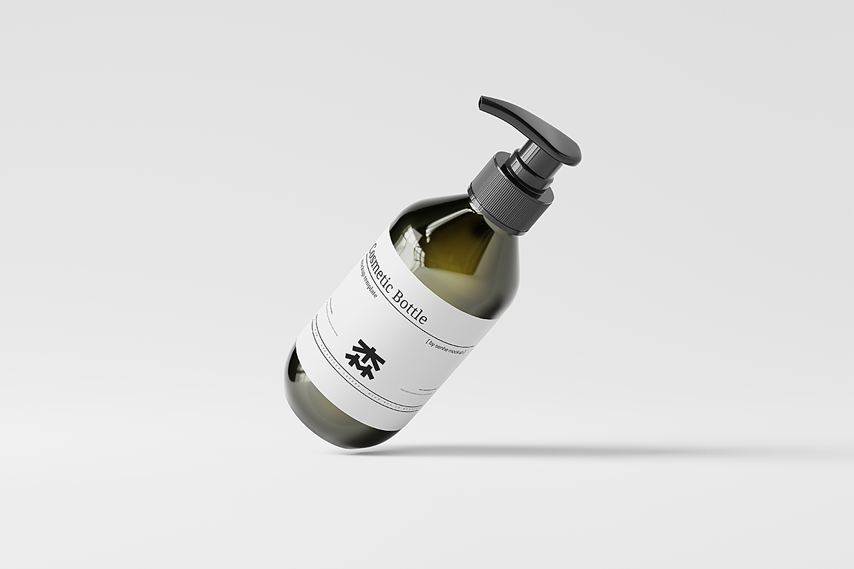 洗发水沐浴露洗手液按压瓶泵瓶样机mockup8组插图4