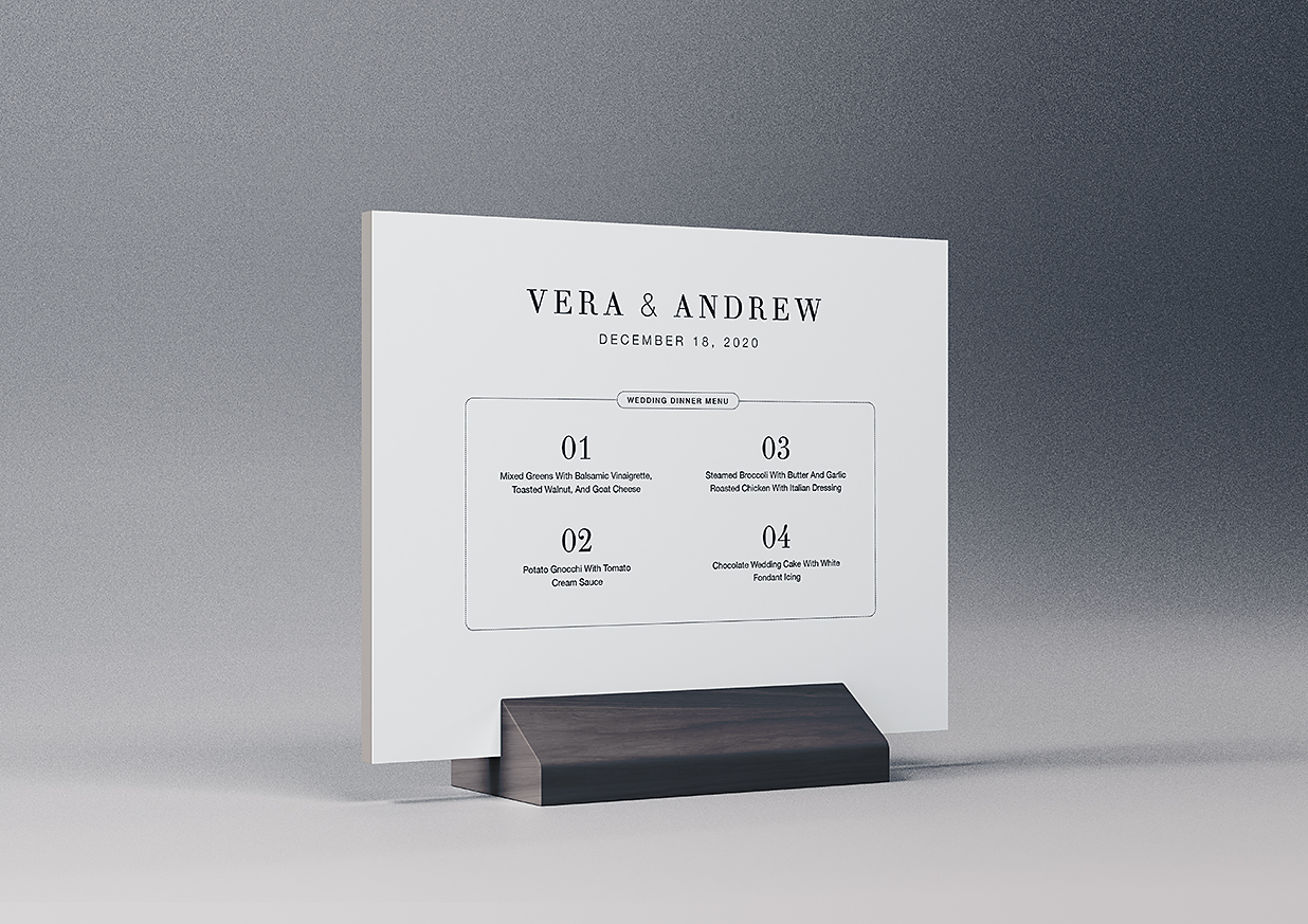 高级桌牌台卡样机mockup插图