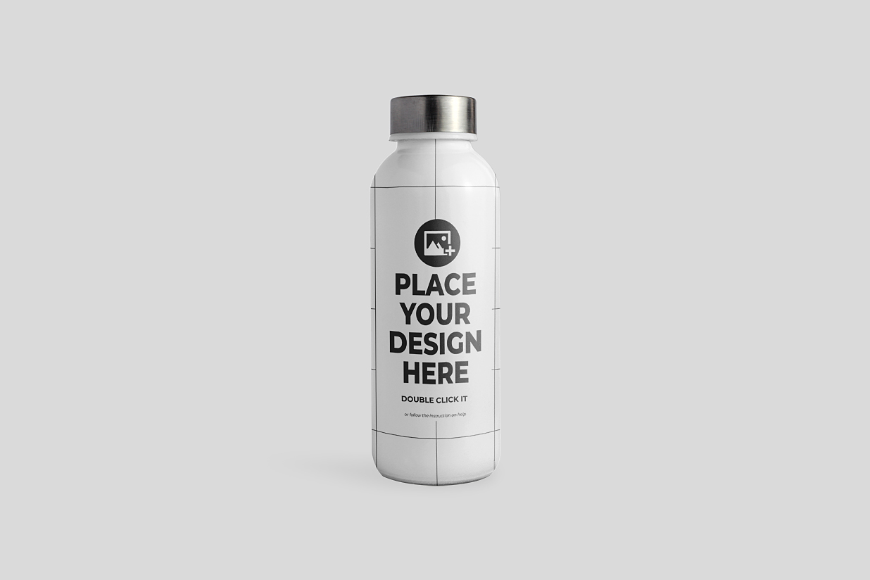 不锈钢保温杯水瓶样机 mockup插图