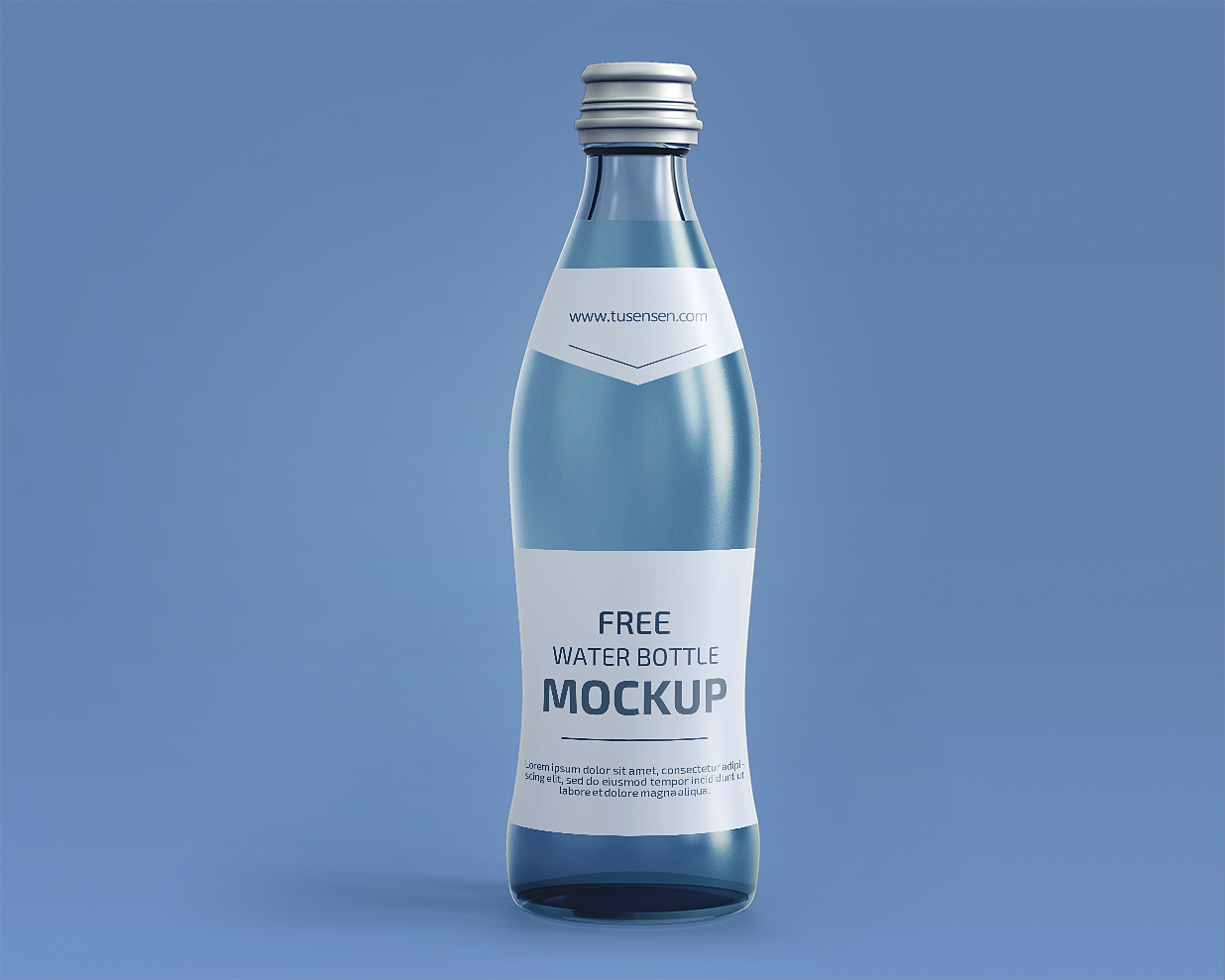 玻璃瓶纯净水矿泉水瓶样机 mockup2 组插图