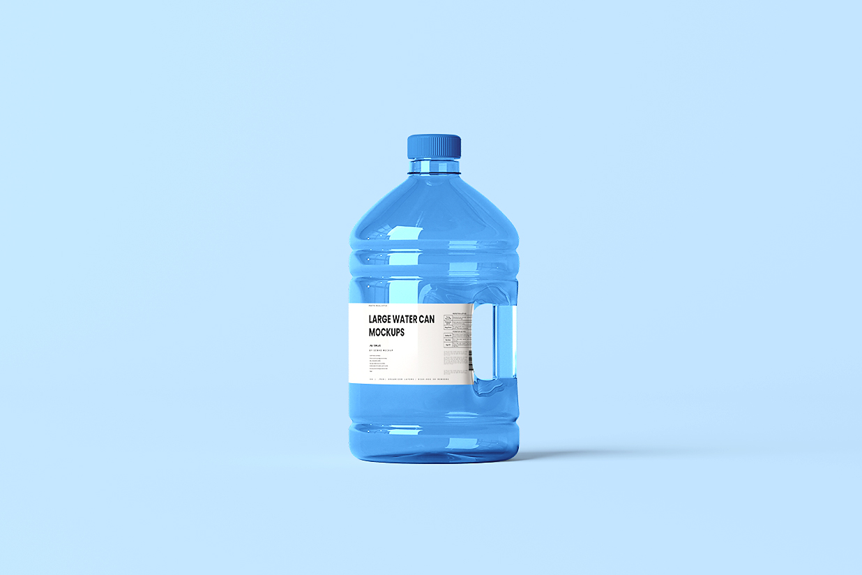 手提饮用水纯净水矿泉水瓶样机 mockup5组插图