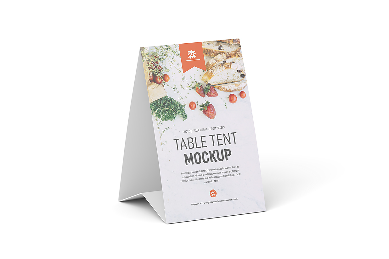 桌牌台卡样机mockup6组插图