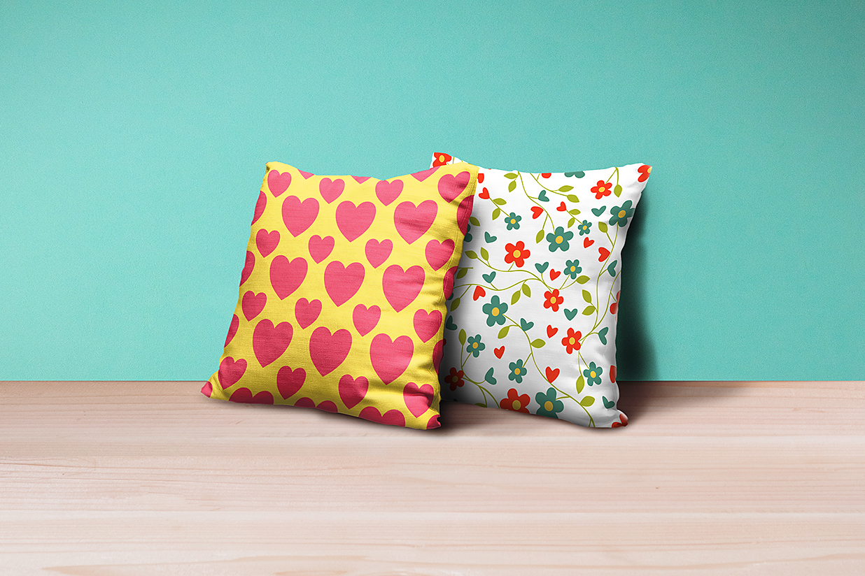 精致的枕头抱枕样机mockup2组插图