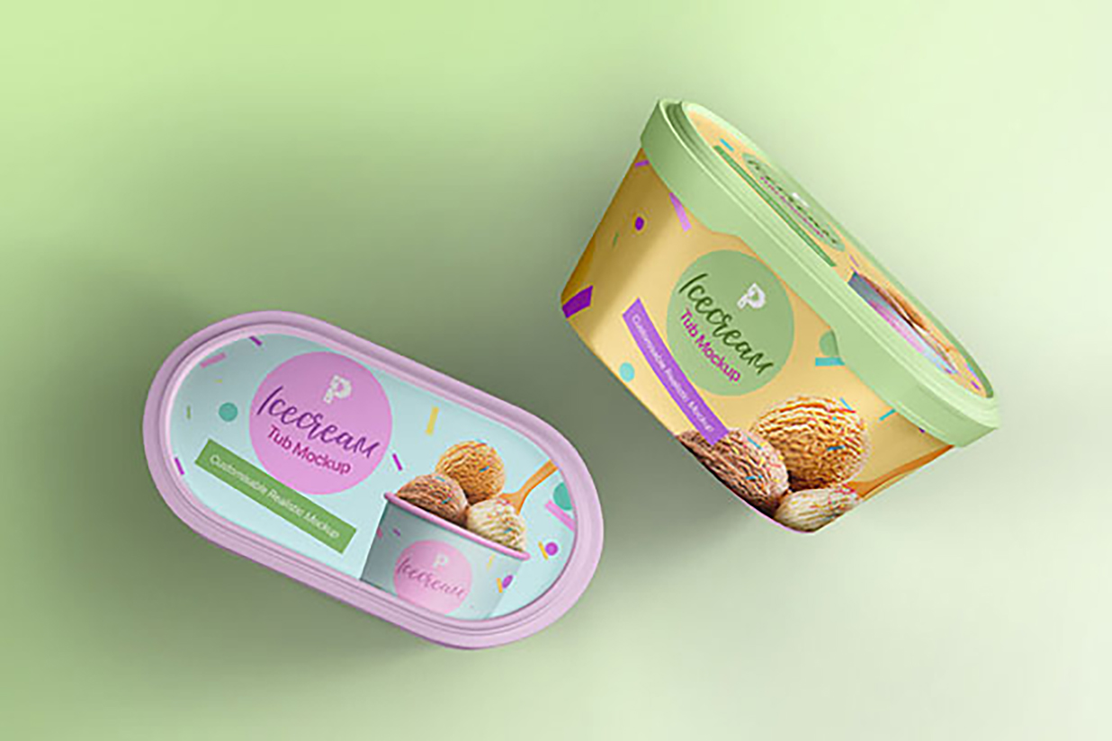 冰淇淋杯包装样机mockup插图