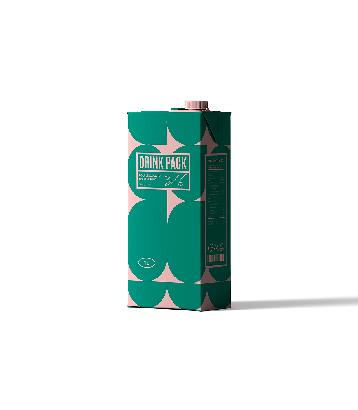 果汁盒牛奶盒包装样机mockup插图