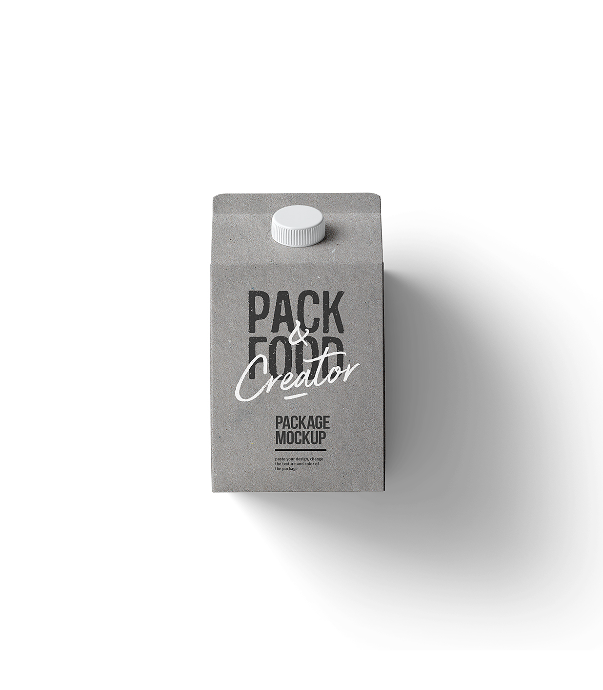 果汁盒牛奶盒包装样机mockup插图