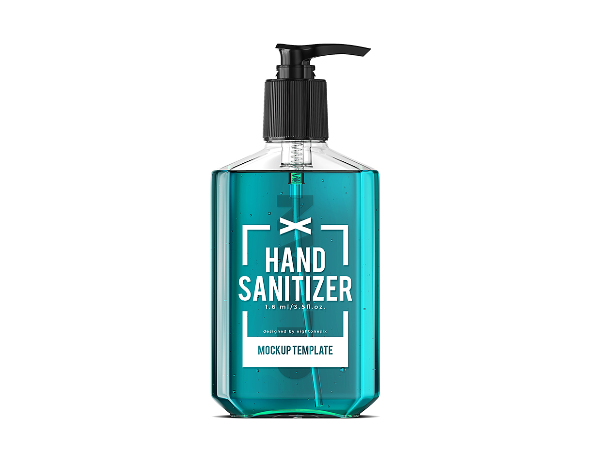 洗发水沐浴露洗手液按压瓶泵瓶样机mockup2组插图1