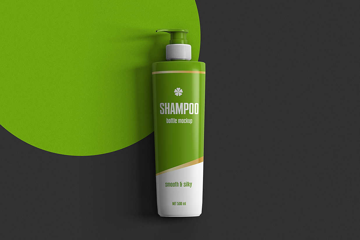 带场景的洗发水沐浴露身体乳洗手液按压瓶泵瓶样机mockup5组插图1