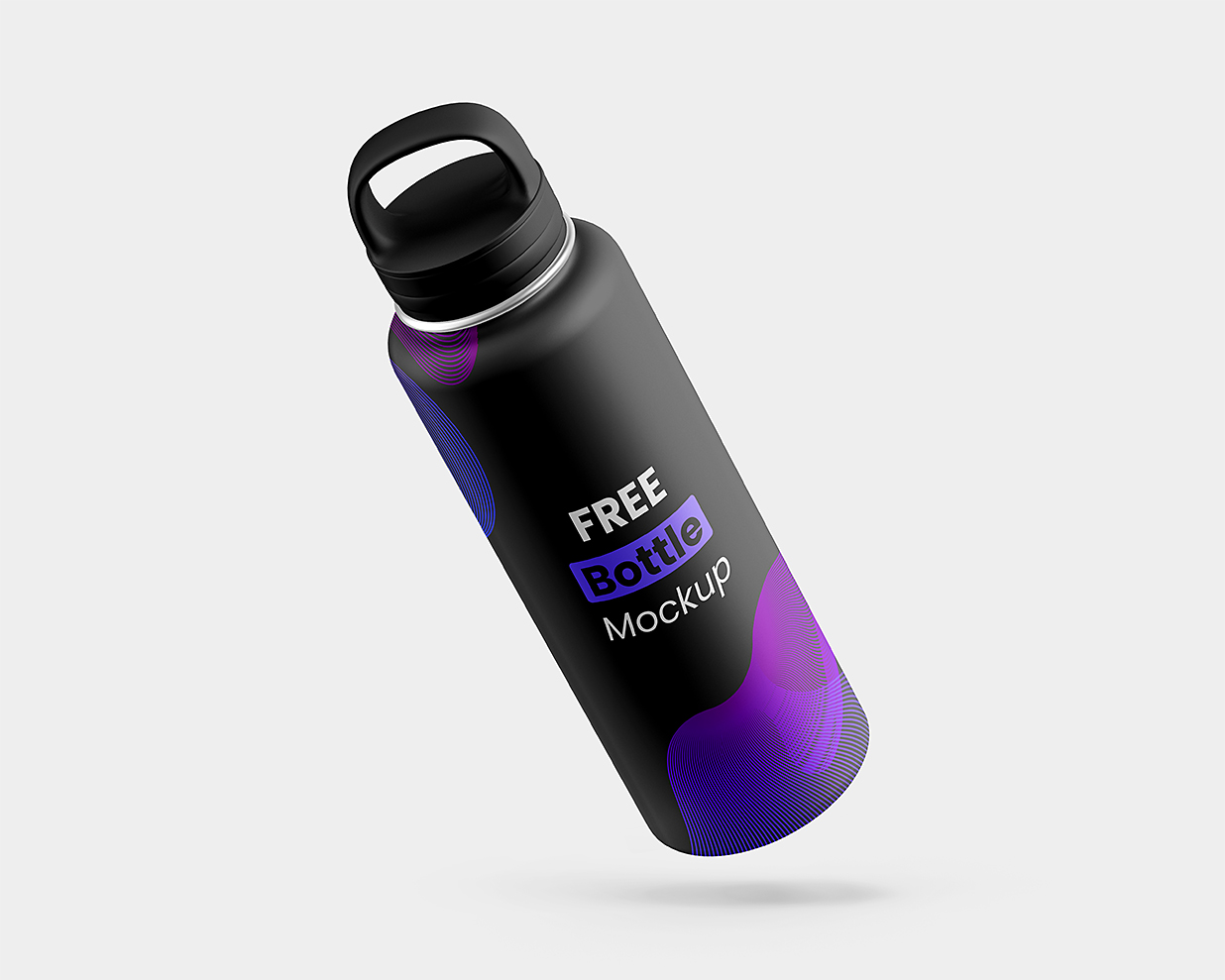 金属保温杯水瓶样机 mockup3组插图1