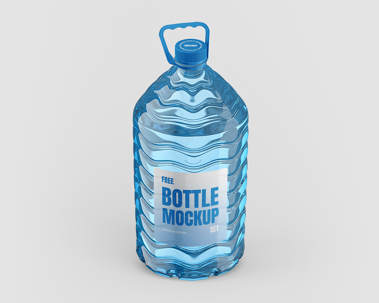 大型塑料纯净水矿泉水瓶样机 mockup3 组插图1