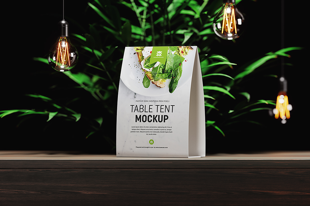 带场景的桌牌台卡样机mockup3组插图2