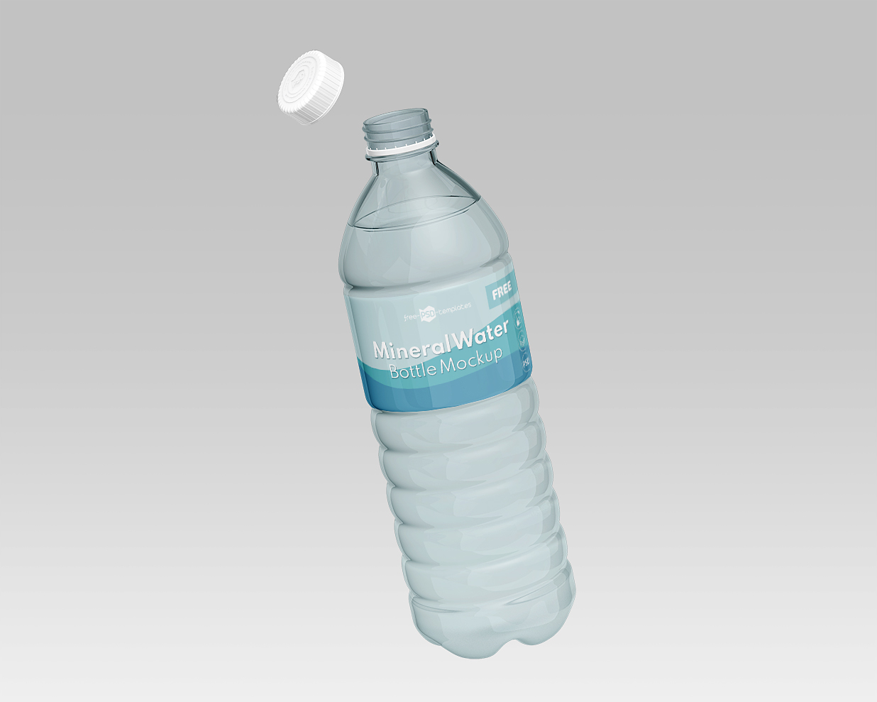 纯净水矿泉水瓶样机 mockup3 组插图2