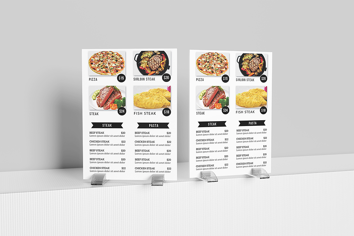 高质感桌牌台卡样机mockup4组插图2