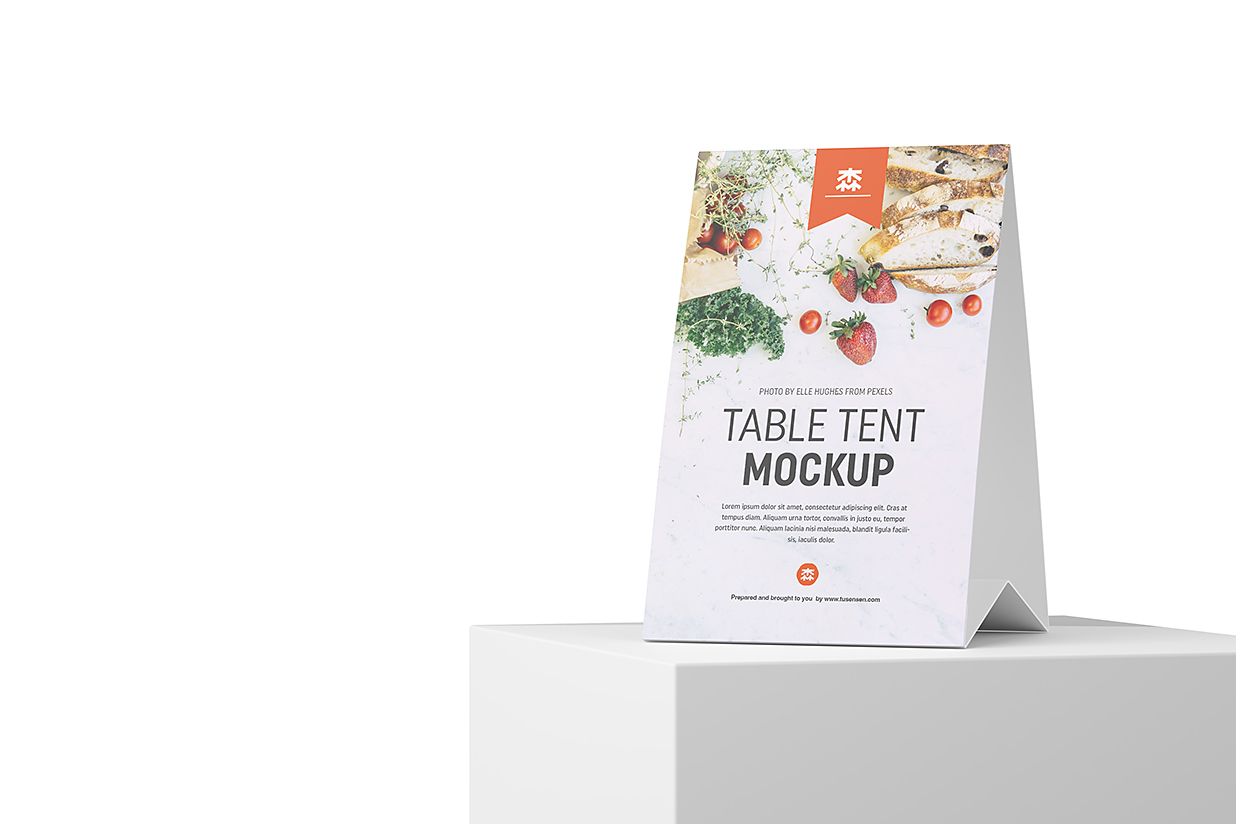 桌牌台卡样机mockup6组插图2