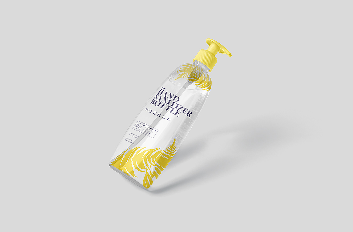 高质感洗发水沐浴露洗手液洗洁精按压瓶泵瓶样机mockup4组插图3