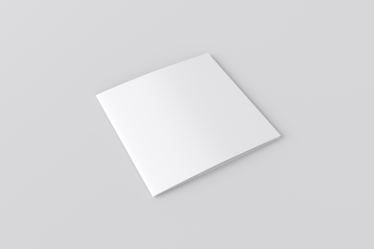 方形折页双折页样机mockup4组插图7