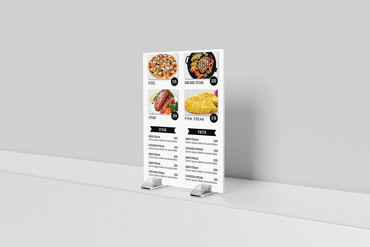 高质感桌牌台卡样机mockup4组插图3