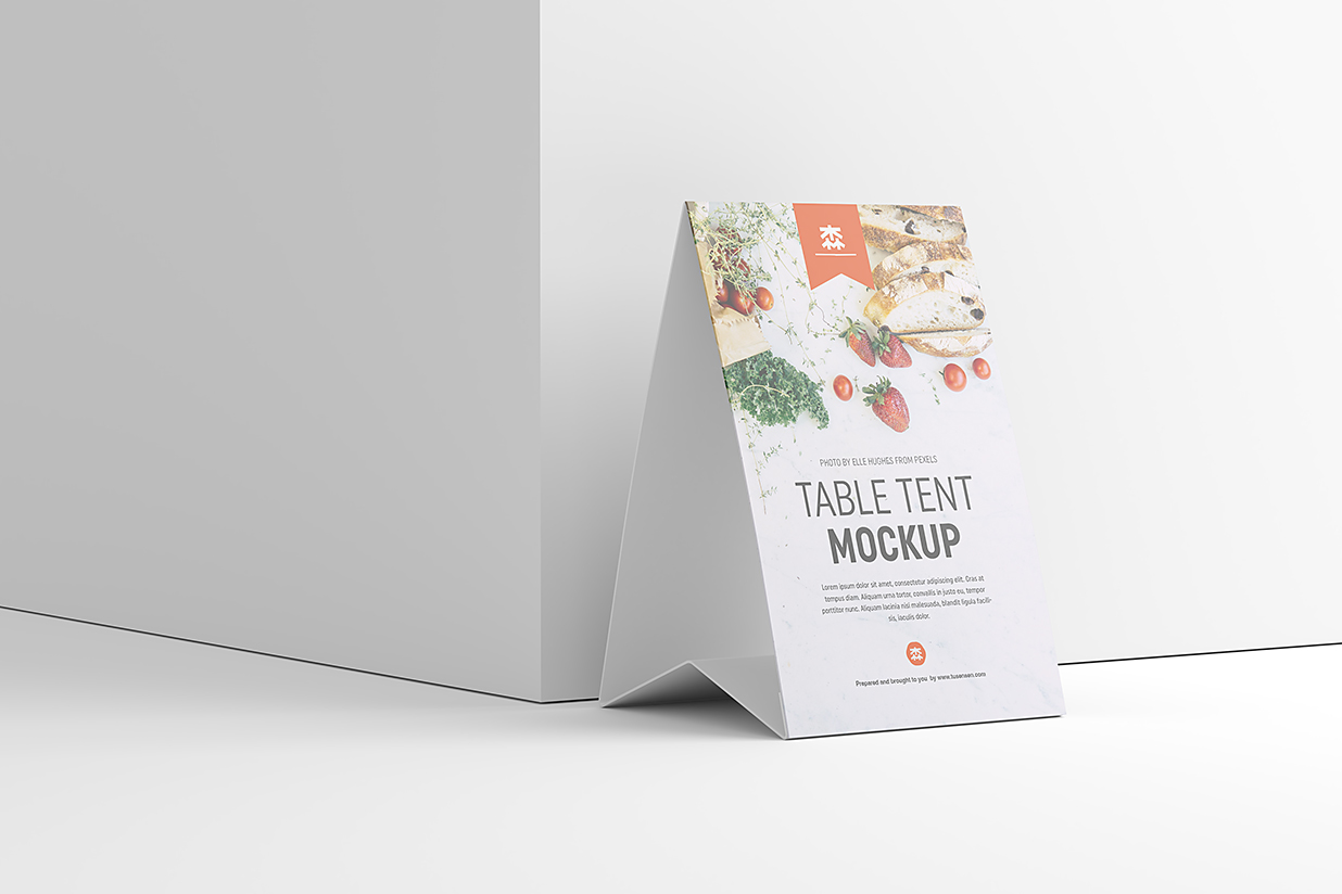 桌牌台卡样机mockup6组插图3