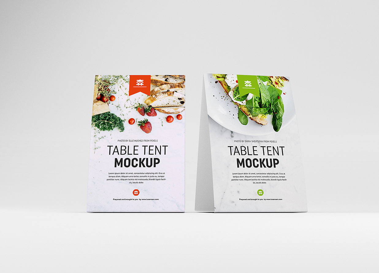 高质感桌牌台卡样机mockup7组插图4