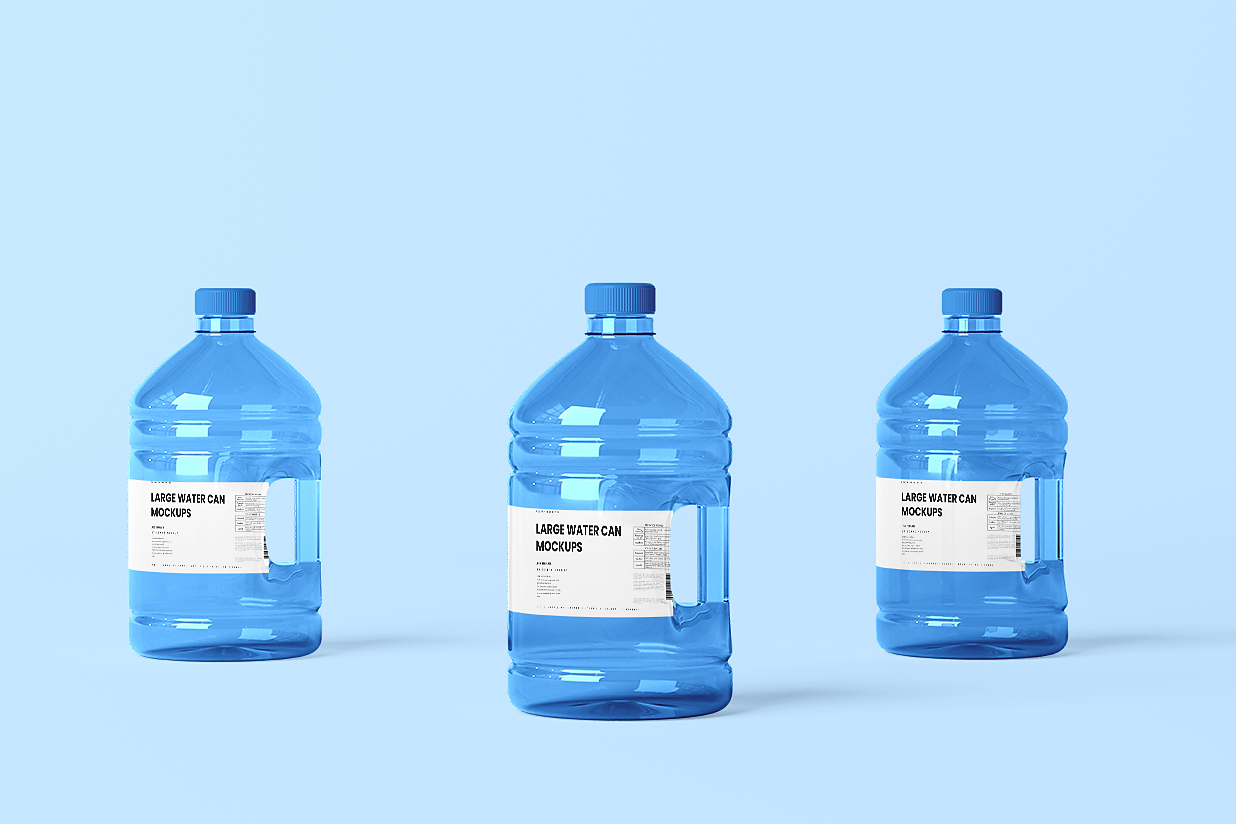 手提饮用水纯净水矿泉水瓶样机 mockup5组插图4