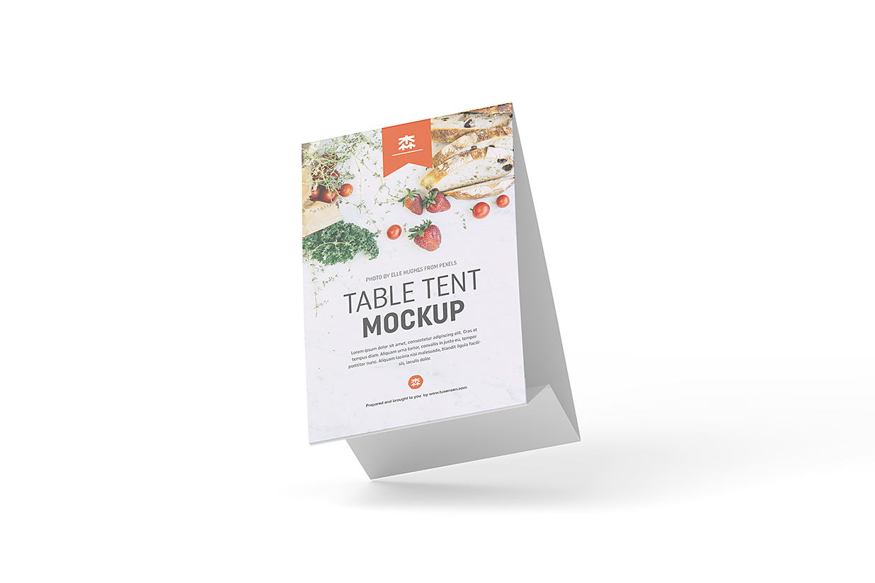 桌牌台卡样机mockup6组插图5